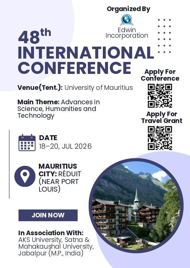 48th International Conference Mauritius Poster